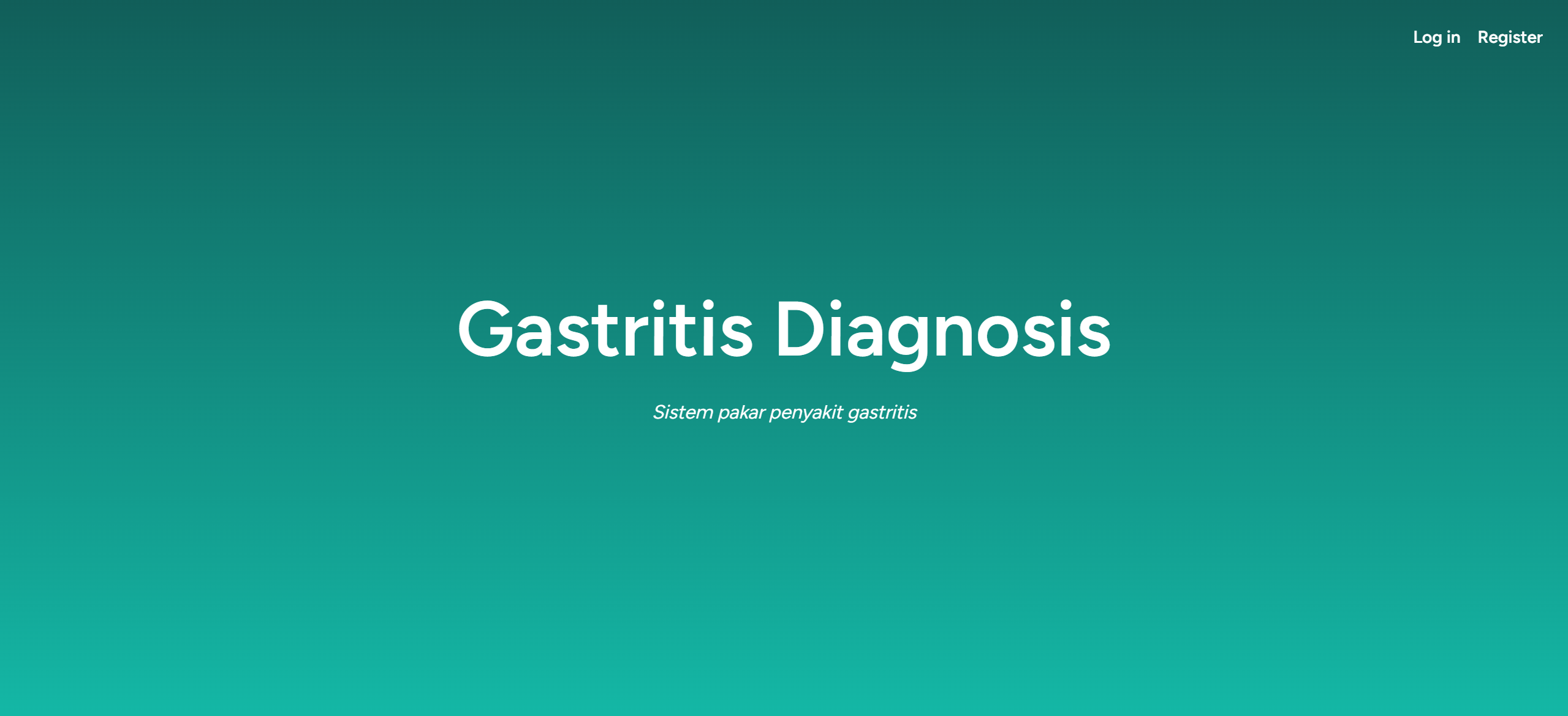 Image for Gastritis Diagnosis Web Ver.